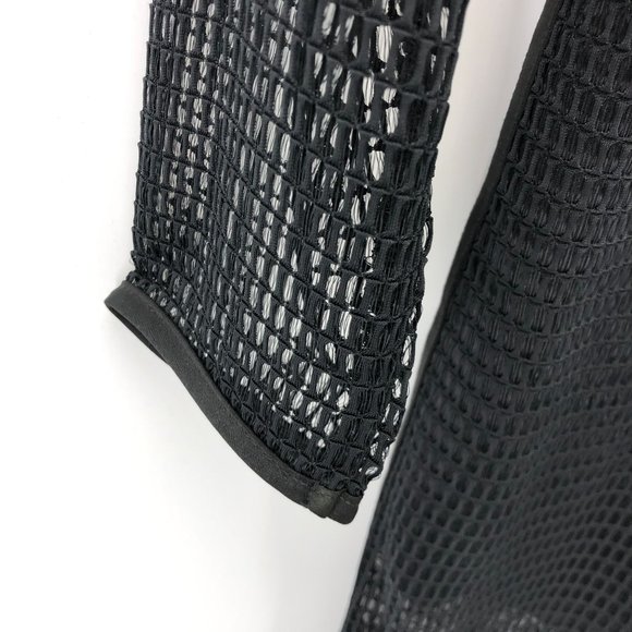 NBD Sabrina Small Black Sheer Mesh Net Sexy Romper Dress Revolve.com - Picture 10 of 16